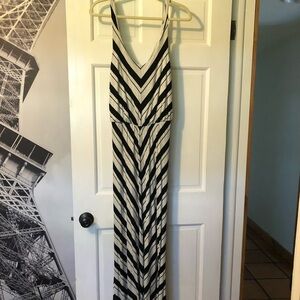 Ella Moss “Ringo” stripe maxi dress small